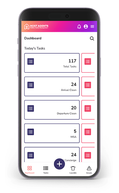 Host Agents Owners app — dashboard